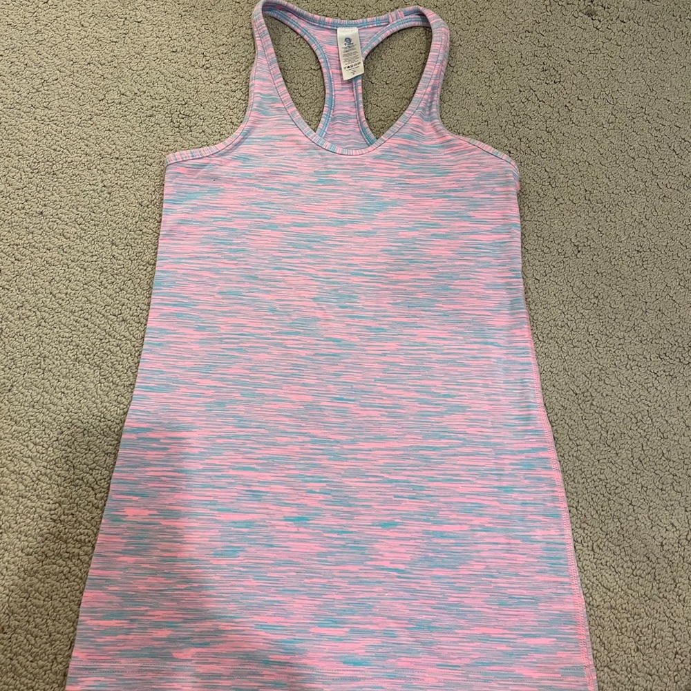 Ivivva pink and blue tank size 12